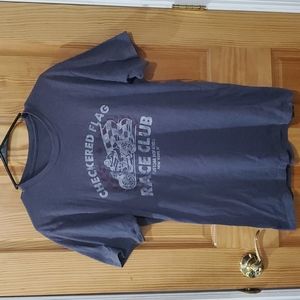 Checkered Flag Race Club t shirt